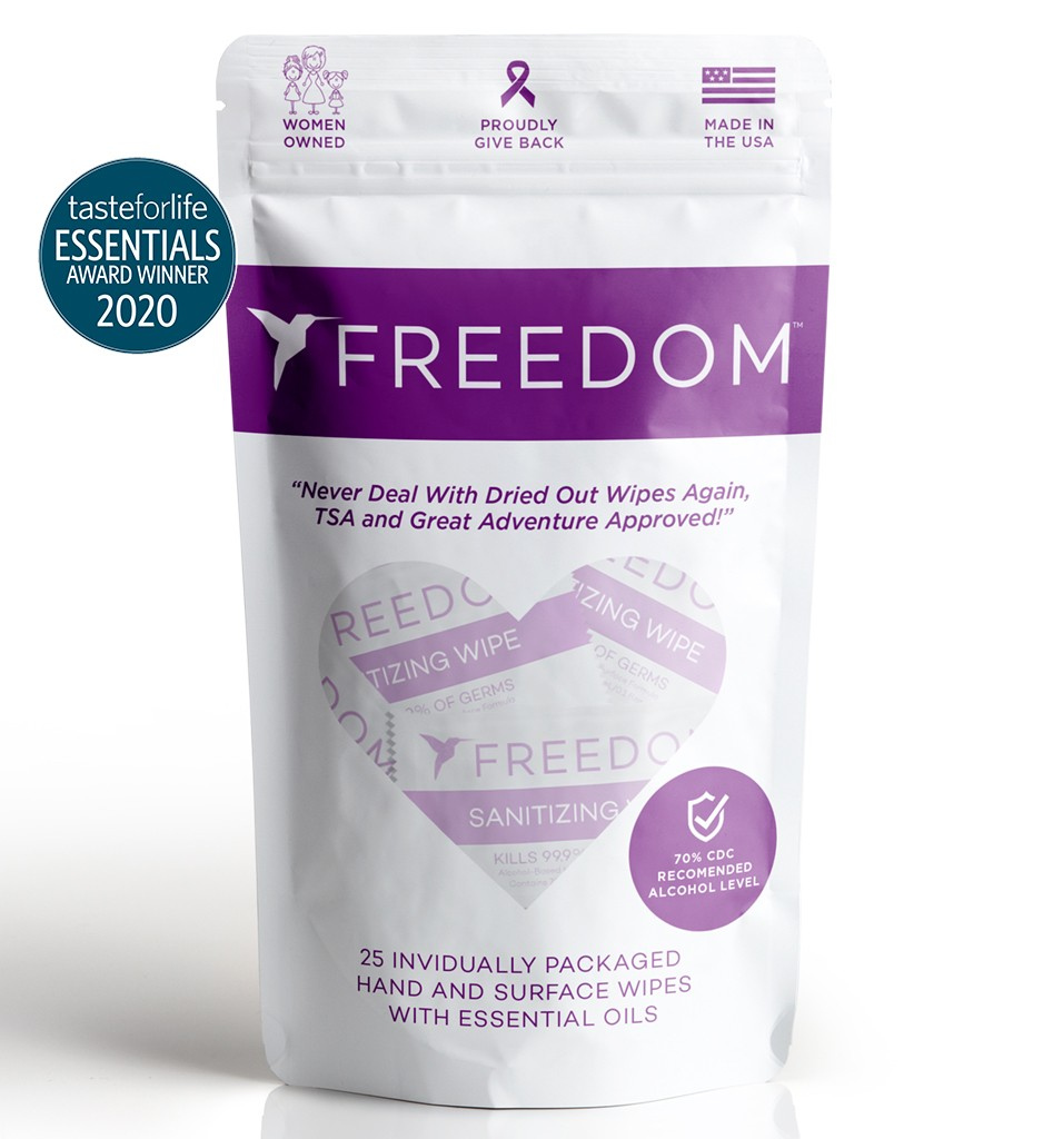 freedomdeo's tweet photo. Tired of dried out wipes?!? Pre-order our 25 Individually Packed Sanitizing Wipes.

https://t.co/5f4gtrXCeT
⁠
⁠
#findyourfreedom #freedomdeodorant #womenowned #FREEDOMisyourpower #hummingbirddeodorant⁠
#healthynotstinky https://t.co/HkmmD3ZvAe