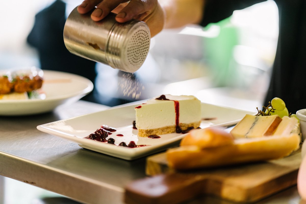 Rustiqueyork's tweet image. Dessert alert! 
.
Cheesecake. Wonderful cheesecake, we never get tired of this tasty treat, which is even better when there's money off of it!
.
Eat Out to Help Out back until Wednesday!
.
#Rustique #EatYork #York #FrenchRestaurant #YorkFood #Dessert