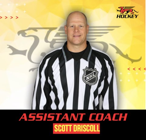 GryphonsWHockey's tweet photo. We are thrilled to announce our new assistant coach, Scott Driscoll.⁣
⁣
Scott is a Laurier Men’s Hockey Alumni, as well as a former NHL linesman (1992 until 2020). This year, however, he’s trading in his stripes for some Gryphon gear! ⁣
⁣
Welcome to the team, Scott! https://t.co/KECaaq9JMy