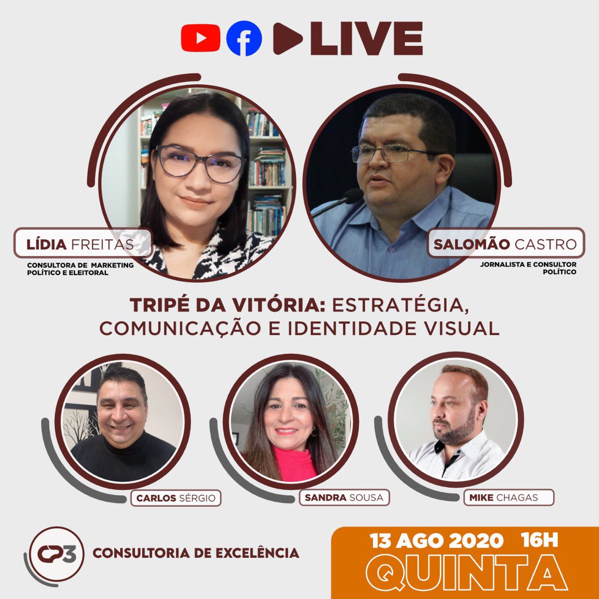 PrefeitoDilson's tweet photo. O TRIPÉ DA VITÓRIA, COM LÍDIA FREITAS E SALOMÃO CASTRO, DIRETO DE FORTALEZA - CE, NA LIVE DA CP3, QUINTA-FEIRA, ÁS 16 HORAS. QUER SABER? ACESSE: https://t.co/JHSUFAwFdq  https://t.co/B754XdkSxC #cp3consultoriaexcelencia https://t.co/4xxWoTZe2t