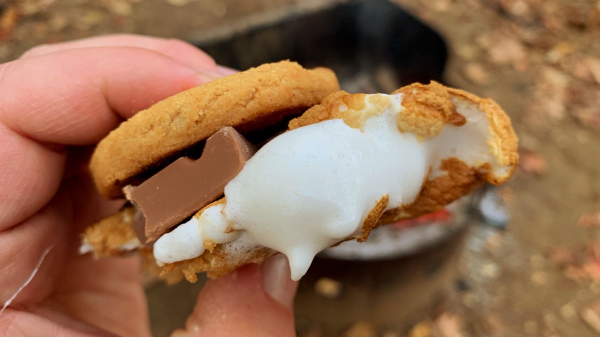 Happy National S'mores Day!

Are you a s'more purist or love to experiment? This s'more has peanut butter cookies instead of the traditional graham cracker. 

Whats your favourite s'more combo?!