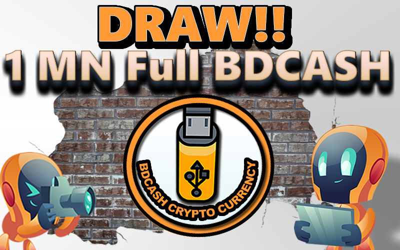 🎊1 MN BCASH draw (~$300 )🎊
Follow the steps:

🧧follow @BigdataCash 
🧧Join Discord ( discord.gg/gsbuvV )
 🧧RT with DISCORD username, Tag 5 friends and use #bdcash.

🔍Draw on 08/30/2020
