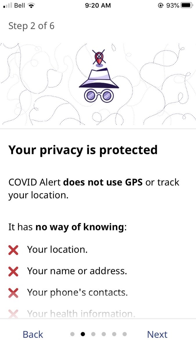 Impressed with the clarity of the on-boarding experience in Canada’s COVID Alert app.