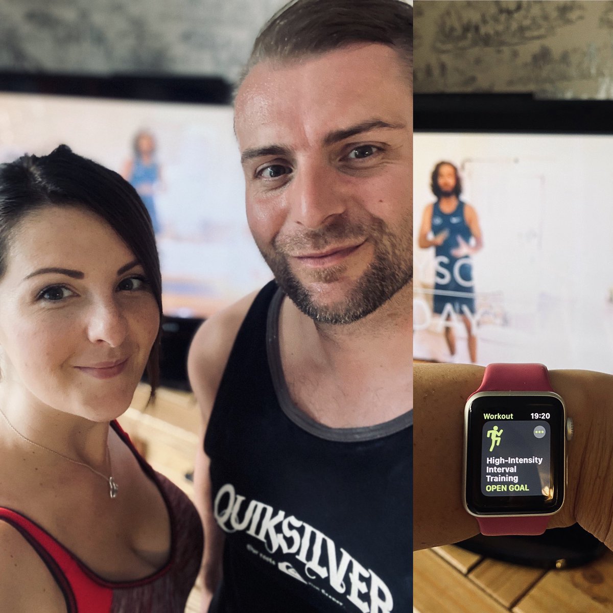 natalieWMCN's tweet photo. @jmenzies1 @WeNurses Day 1 of @thebodycoach #28daysofsweat after a very inactive break away - lots chips on the beach π@jamesread80 to hold me to account and get moving! #nursesactive #workout #dayone https://t.co/sSxFwE7bTG