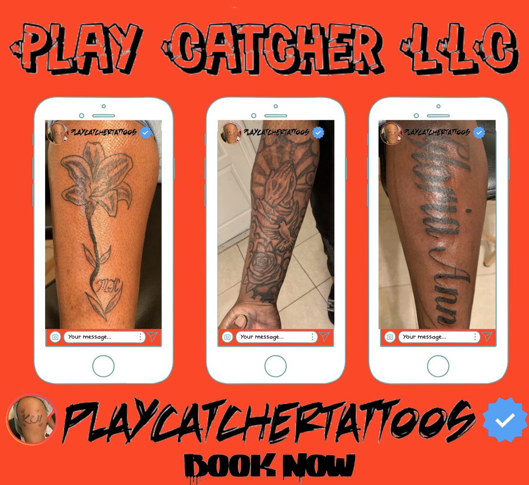 PlayCatcherTatt's tweet photo. PlayCatcherLLC has invited you to book your next appointment on their booking site.
https://t.co/nwzxqqv3gK https://t.co/6PE8pwGgu2