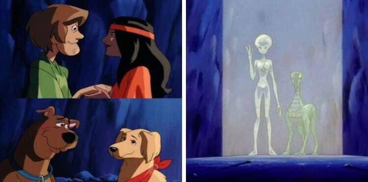 Que sabes tu de desamores si jamas viste esta película... 
😭😭 #Scoobydoo #scooby #Shaggy #malditatristeza