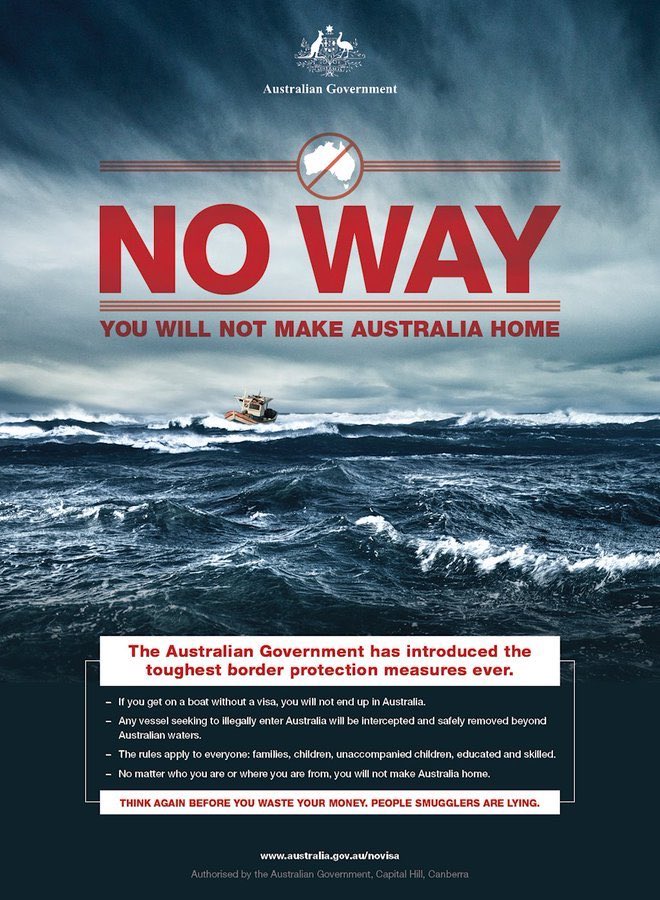 alonso_dm's tweet photo. ¿Sabéis cuántos ahogados hay en las costas australianas desde que su gobierno decidió cerrarles el negocio a las mafias? Cero. https://t.co/568rdvxCvj