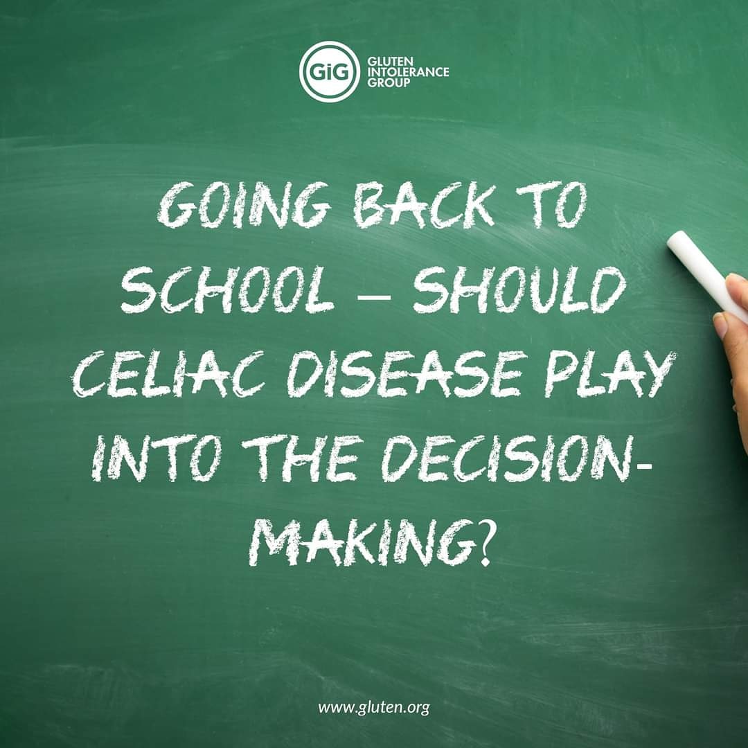 GlutenDotOrg's tweet photo. Families across the country are facing diverse options for #BackToSchool this year. If you have a child with #celiac, does this factor into the choice you are making? Are kids with celiac disease at higher risk when it comes to #COVID? 1/3 https://t.co/uwCOvZ9tve