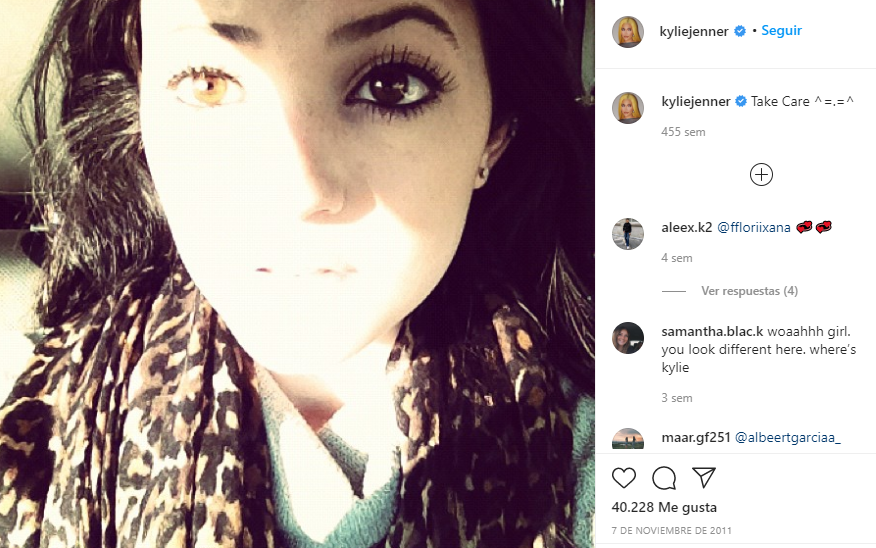 Another thing she started to figure out early? The beauty selfie and golden hour. Again, not saying she invented/discovered it.She was showing everybody the Kylie way to do it. Which would soon become the cool way to do it.Side note: Kylie REALLY loves her eyes.