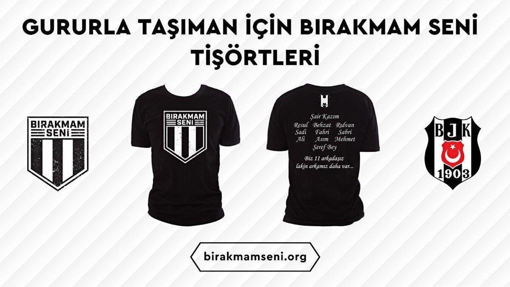 Besiktas's tweet photo. #BırakmamSeni hatıra tişörtleri taraftarlarımız için https://t.co/oYJO7laOKD adresinde satışta!

👉 https://t.co/lrwjIc8ShR https://t.co/2MXWslrxjQ