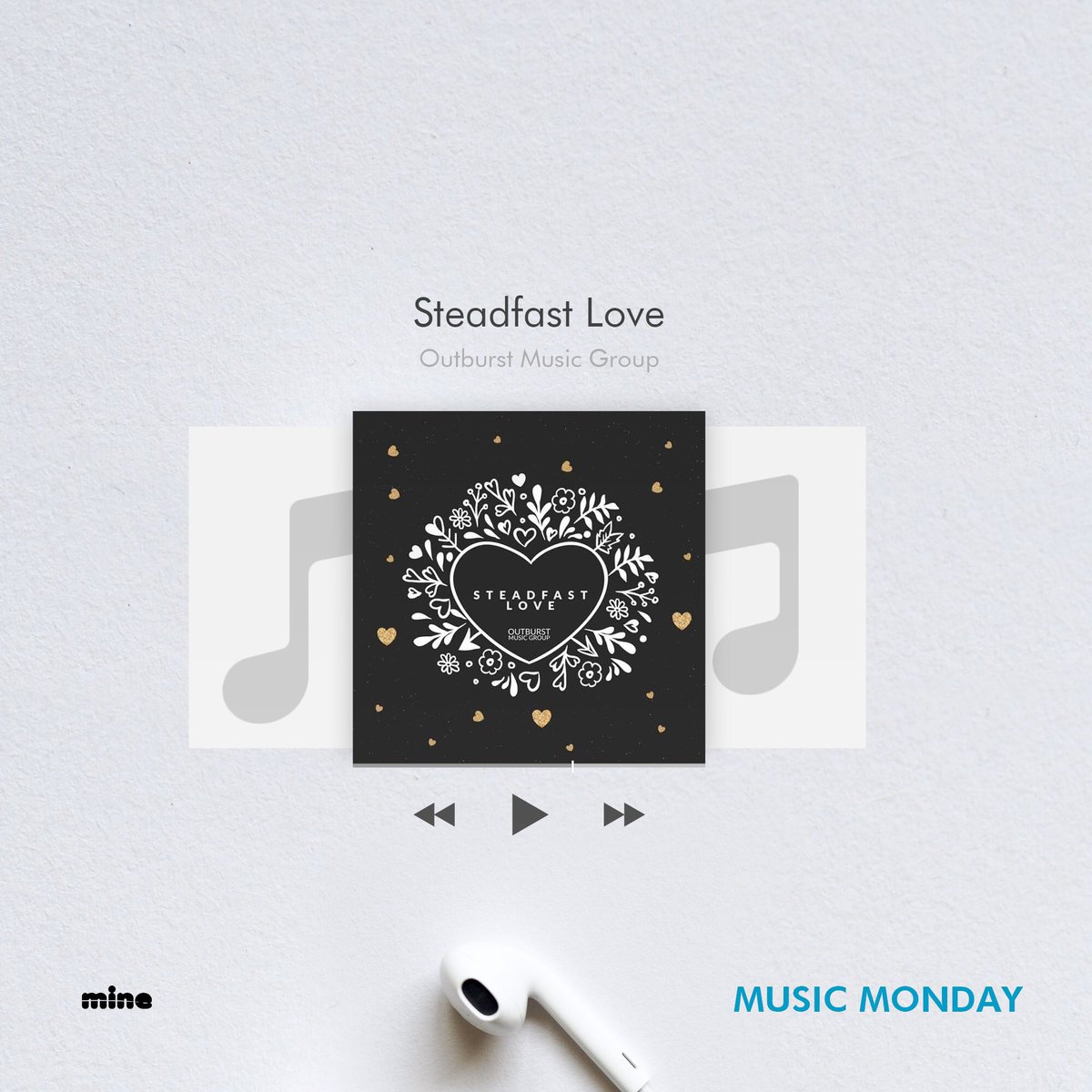 MINEministry's tweet photo. #MusicMonday: Steadfast Love by Outburst Music Group @outburstmusicg
Steadfast - Resolutely or dutifully firm and unwavering.
This accurately describes what God's love to us is like.
Please let us know if you listen to this song.
#MINEMinistry
#MINETM
#GospelMusic
#Jesus https://t.co/fQzWX49Cxe