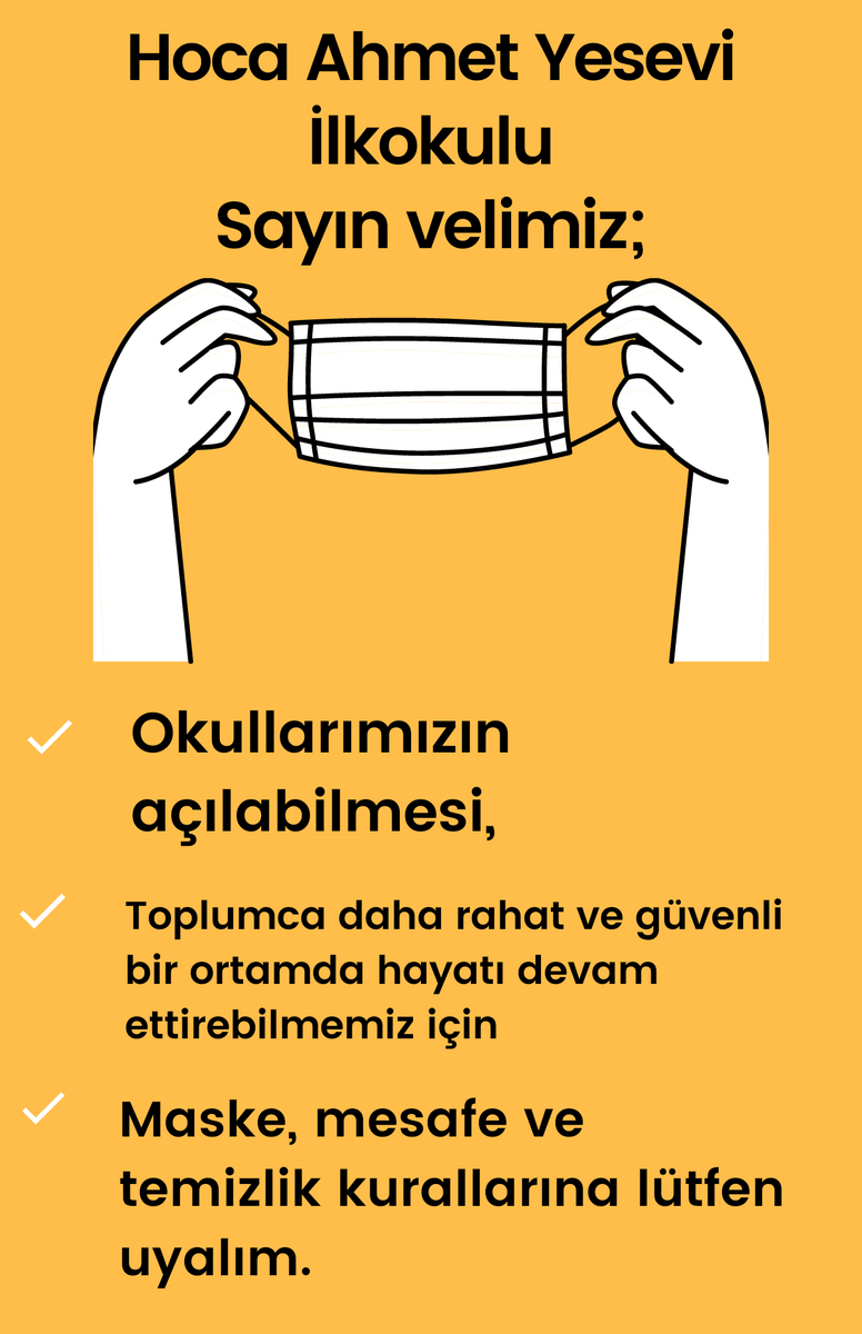Tedbirle kazanacağız.
#Covid_19 #MaskeniTakMesafeniKoru
<a href="/kadinhanimem/">Mehmet YAVUZ / Kadınhanı İlçe MEM</a> @BayramBatuhank2 <a href="/yusufarici07/">Yusuf Öğretmen</a> <a href="/erkayam74/">Mustafa ERKAYA</a> @Ftm_cftc @Metin50886014