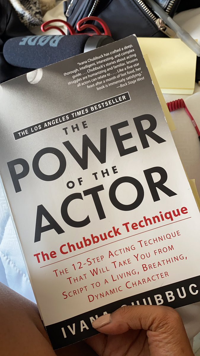 Always working/ Learning - The goal is to stop acting and really be in the scene - #Thepoweroftheactor  @ivanachubbuck