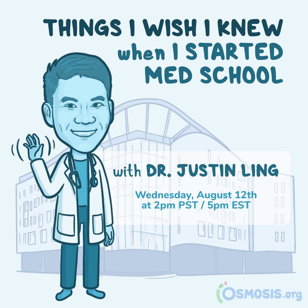 Osmosis on Twitter "Join Osmosis’s Dr. Justin Ling Wednesday at 5 pm