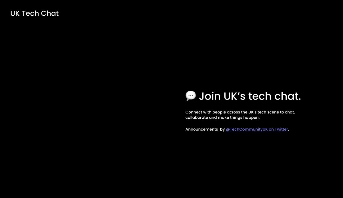 UK Tech Community tweet media