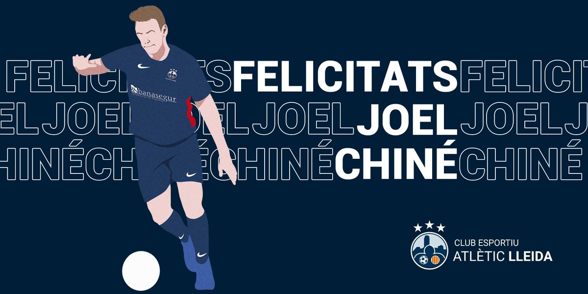atletic_lleida's tweet photo. 📅Si hem escollit el 10 d'Agost per anunciar la renovació de @joel_chine , no és per casualitat...

Podent fer que la celebració sigui doble, per què no fer-ho?🎉🎉

🎂Moltes felicitats Joel! Gaudeix del teu dia, i guarda un raconet per celebrar també la renovació! https://t.co/0Wb12YWPTZ