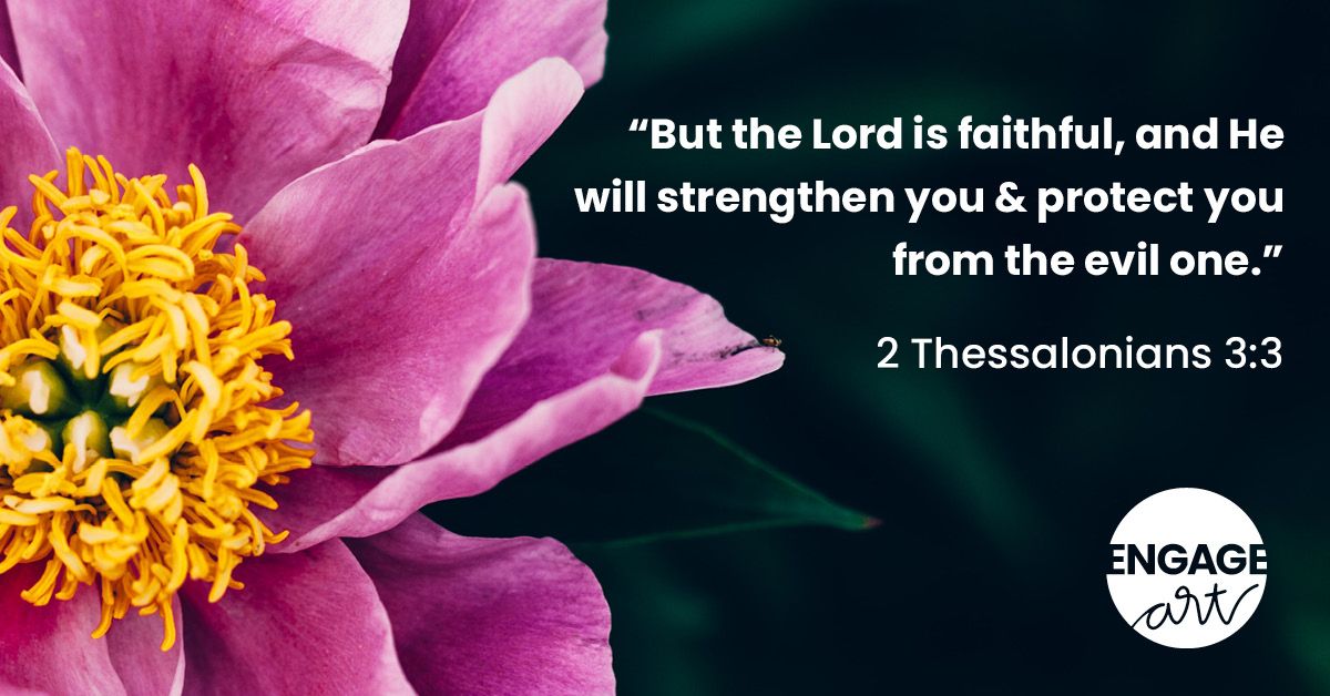 engagecontest's tweet photo. “But the Lord is faithful, and He will strengthen you & protect you from the evil one.” — 2 Thessalonians 3:3
#engageart #engagescripture #art #artist #ephesians6:10-20 #scripture #inspiration #prayer #scriptureoftheday https://t.co/z3Valtuxvp