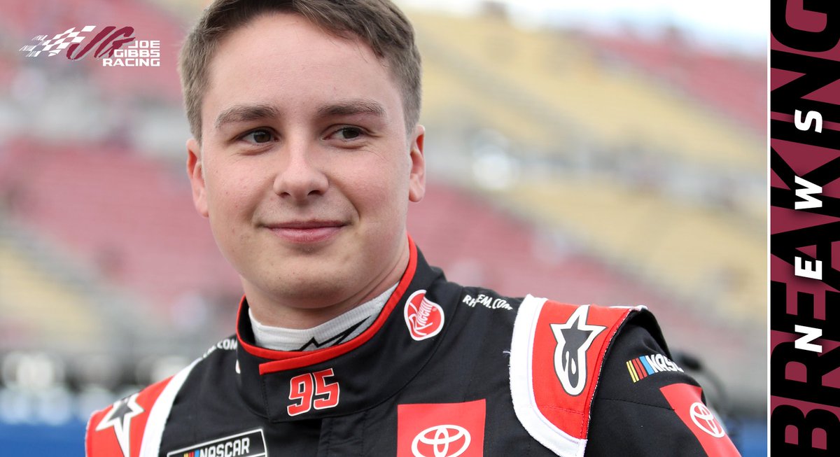 NASCAR's tweet photo. BREAKING NEWS: @CBellRacing returning to @JoeGibbsRacing to drive No. 20 in 2021. https://t.co/e2JeRwjVkd