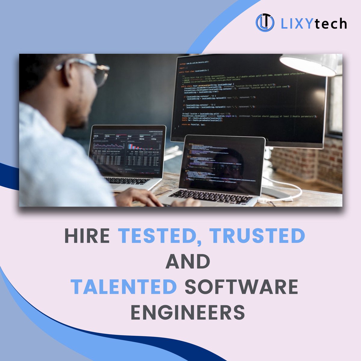 LIXY_tech's tweet photo. Hire Tested, Trusted, and Talented Software Engineers capable of delivering on schedule while working remotely. Get access to software engineers that can help you achieve your digital transformation goals.
Talk to us today. https://t.co/bhyNeUbNgx
#lixytech #softwaredevelopment https://t.co/LRvpZaV6pl