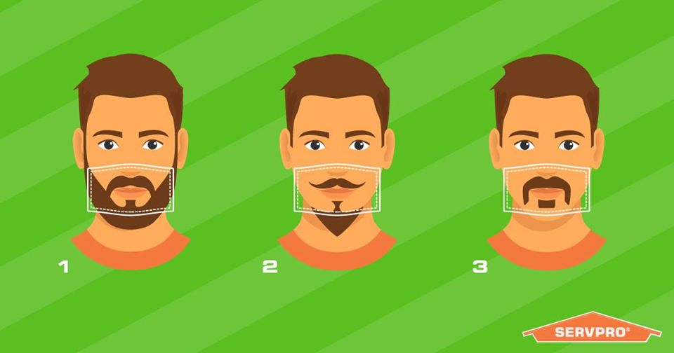 SPcentral_okc's tweet image. Facial hair can limit the effectiveness of face coverings. Which option do you think is most effective for masks?

#servpro #facemasks #community #publichealth