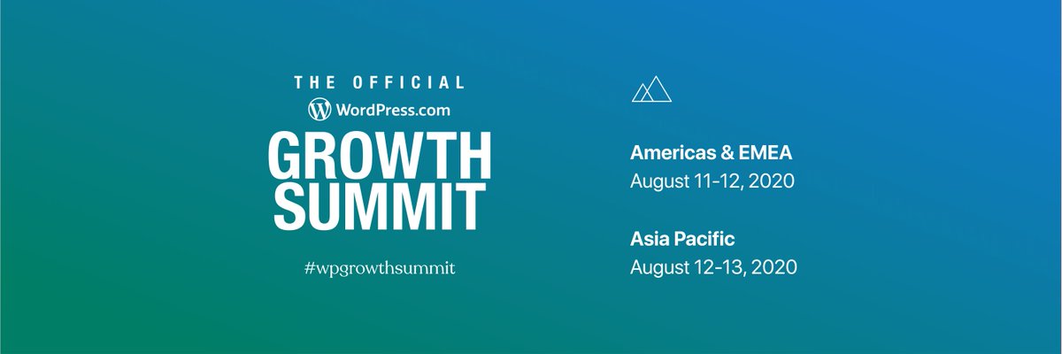 Don’t miss our WordPress VIP speakers at tomorrow’s WordPress.com Growth Summit: Nick Gernert (CEO), Matt Perry (Engineering Lead), and Tess Needham (Content Marketing Manager). There’s still time to grab a ticket &gt;&gt; bit.ly/2PGJlSk