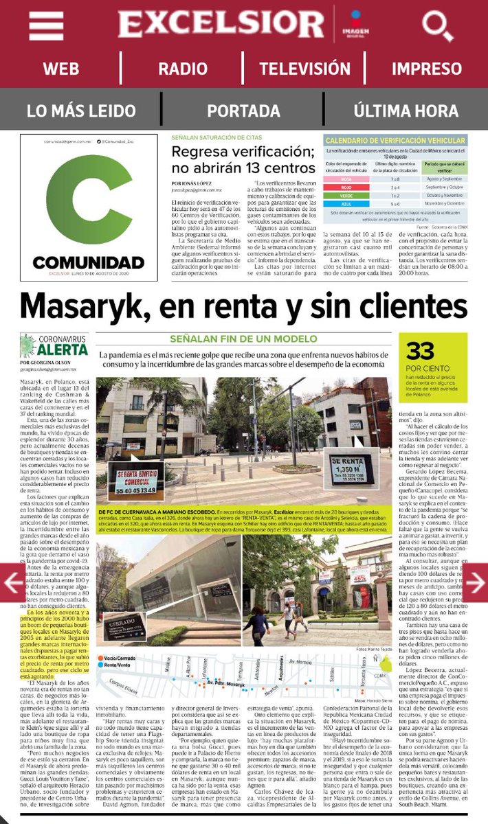 georginaolson's tweet photo. MASARYK: al menos 20 boutiques cerradas, los locales no se están rentando y los expertos prevén el fin de un ciclo @ivonnemelgar @vianeyesquinca @MElenaPerezJaen @StefyOchoa
@jesarela2009 @elena_diaz_1209
@hiramloa @ConejoOlson @ugeen9
https://t.co/Nz59FGc6V9 https://t.co/Cp9XQ6JY4I