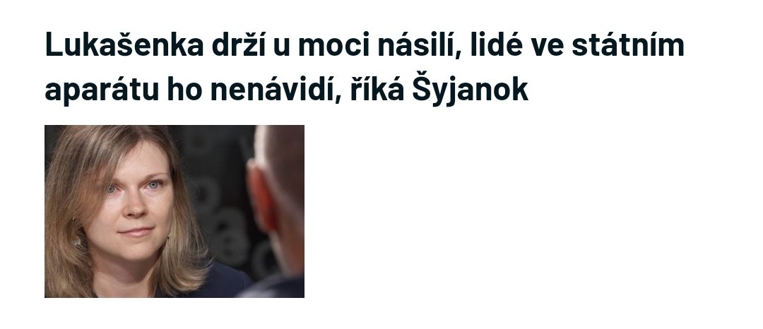 JezinkaTereza's tweet image. Možná je na čase, aby někdo paní vysvětlil, že ti Bělorusové možná něco říkají, ale v podstatě jako chodí dvacet let nějak do práce, i k těm volbám chodili, výsledky nějak akceptovali, takže to vlastně tak úplně diktatura není..#pullmann 👀