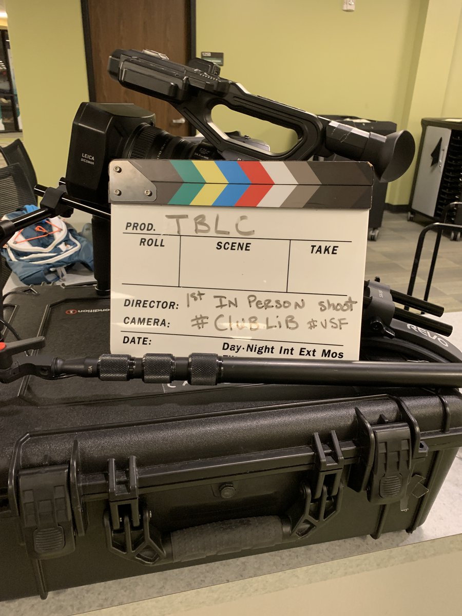 usflibraries's tweet photo. Today we shot our reopening video with @TBLC, detailing our new seat reservation system and what to expect when coming back to #ClubLIB 🤘 Be on the lookout for more information on reopening soon! #WeAreHereToHelp #OneUSF https://t.co/NwkX9YhsfR