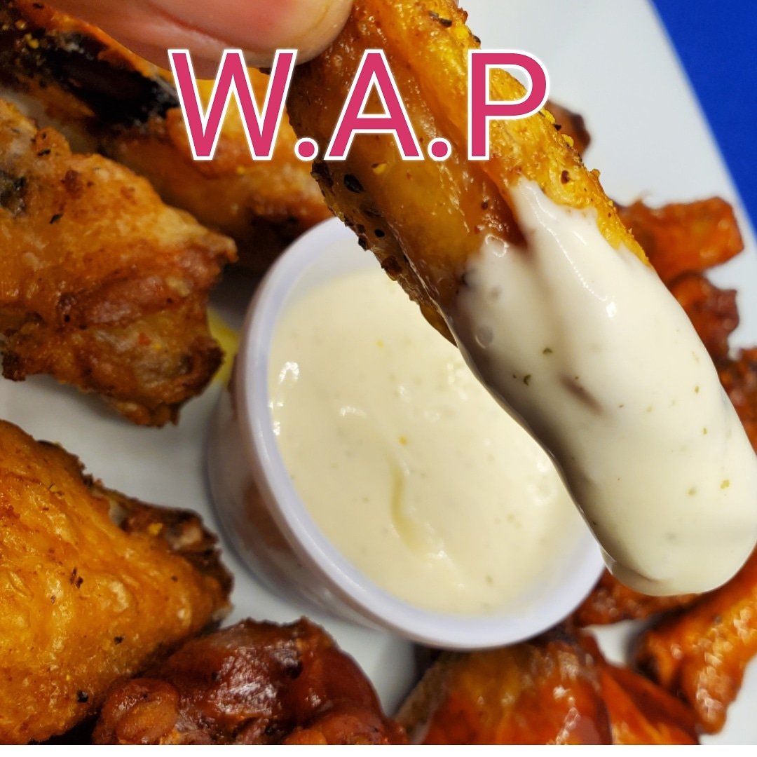 AmandaBarbeeque's tweet photo. Our "Wings. Are. Pleasurable "  #WAP 🔥🔥 @iamcardib 🤣🤣🤣 
.
#bestwingsofatlanta 
#chickenwings
#grilledwings 
#wangz
#amandasbarbeeque https://t.co/YMnjhJyC5x