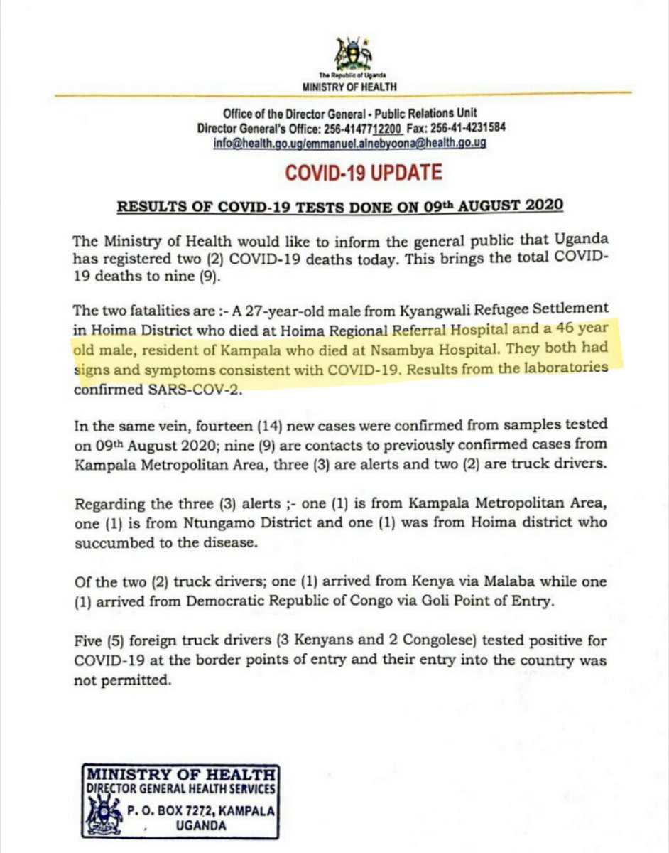 MKSerumaga's tweet photo. Is the Covid Response still in place?
- No #ElectionSOPs
- Empty water tanks at public handwashing points
- Admission of symptomatic patients to hospitals not on the Treatment Centre list (do they get the right treatment?)
#Covid19 https://t.co/405vnbVuDF