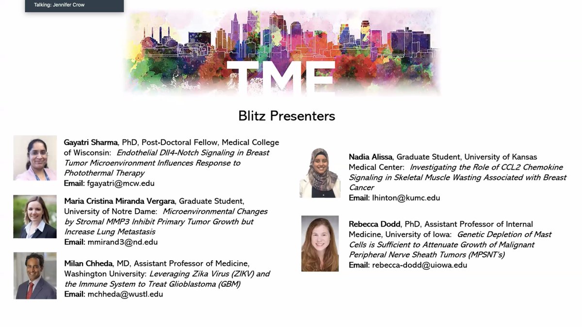 roz_zimmermann's tweet photo. Can't wait for my good friend &amp; fellow grad student @NadiaAlissa17 to present at the #MidwestTME meeting today! I love hearing about the work my fellow students are doing! @CanBioStudents https://t.co/1t3gv72DxQ