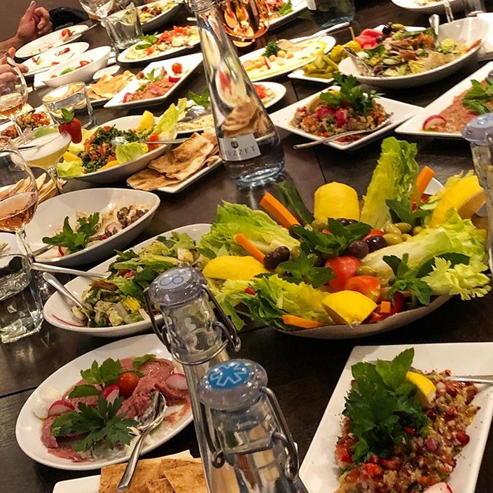 What a spread! A beautiful and delicious showcase of the food on offer from <a href="/Mezzet/">Mezzet Restaurant</a> 

#thenewnormal #openinghighstreets #keepitlocal #lifeafterlockdown #SavetheHighStreet #coronavirus #myhighstreet #LetsGetLocal #COVID19 #shoplocal #indiebusiness #restaurant #tastyfood