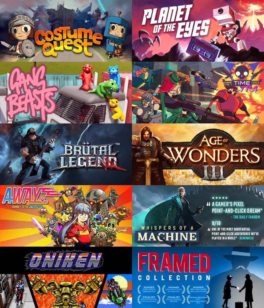Jinjar247's tweet photo. Tonight marks our 10th week of Monday Night Giveaway's !

This means by the end of tonight's stream we will have gifted 100 games, as donated by the AWESOME community members of #TeamTentacle

https://t.co/0Osh6jwUjb

Join us in 25mins for your chance to #win one of these ....... https://t.co/evX05Ei7hY