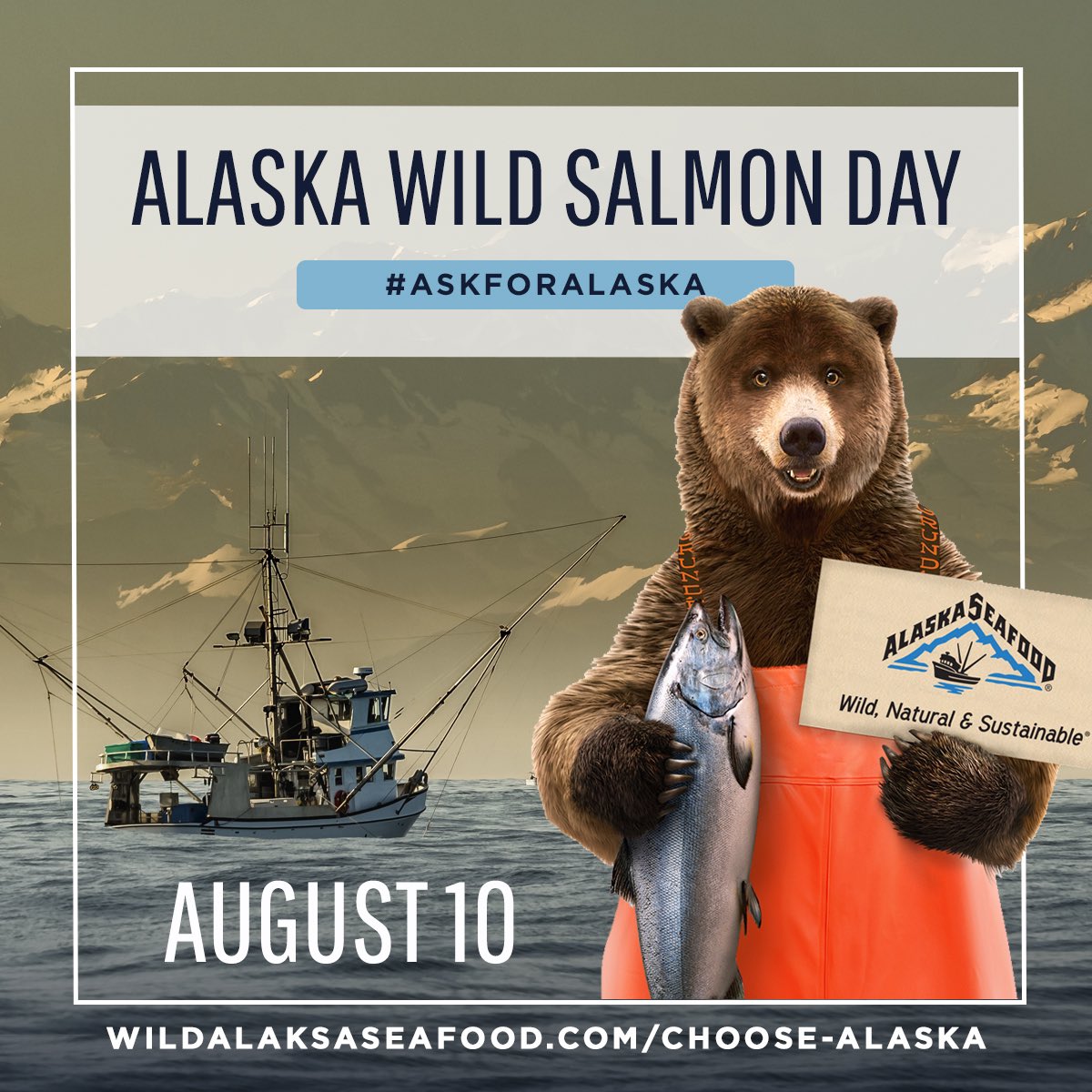 Today is Alaska Wild Salmon Day celebrating the world’s finest salmon that we just sometimes take for granted. Enjoy our Alaska wild salmon blessings today! Press policymakers for a sustainable legacy so our grandkids will also experience the magic of Alaska Wild Salmon!