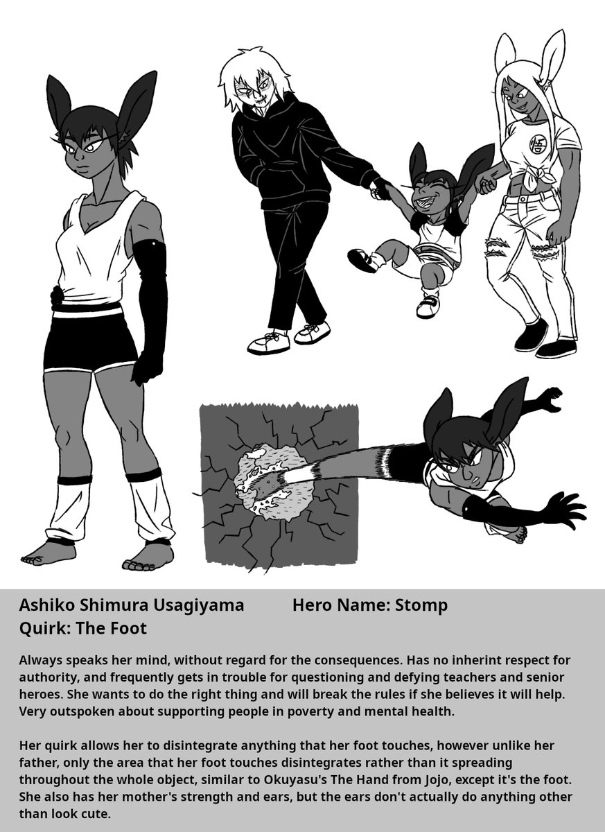 afrodeity23's tweet photo. #dustbunnyweek day 6: lovechild. I usually don't think to much about fankids for my ships, but I decided to come up with one for this. I really like the quirk that I came up with for her. #dustbunny https://t.co/IxsweBHPoX