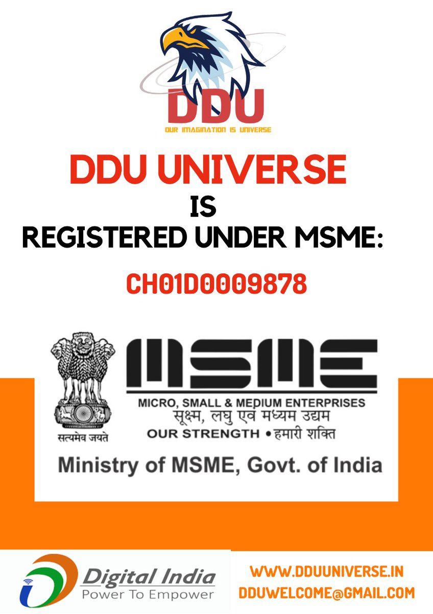 DduUniverse's tweet photo. We are ready for make in India project, Special thanks to indian government and effective policy #MSME https://t.co/X1GGtJml3P https://t.co/DW6jrHfBEO