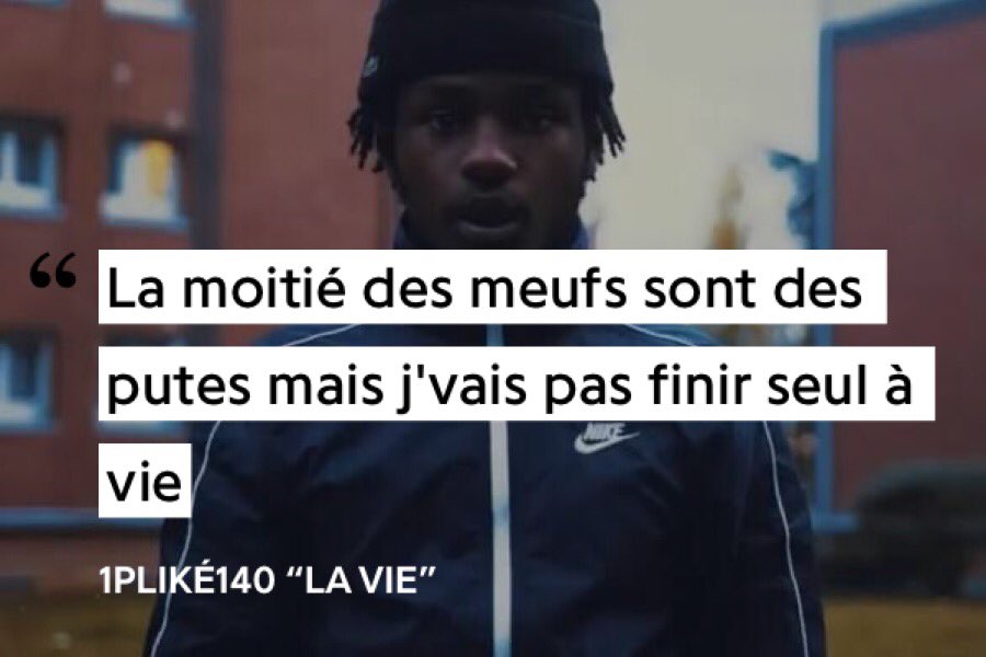 A l’époque du « toutes des pute » 1PLIKÉ140 va a contre-courant et nous explique qu’il reste tout de même des filles biens et qui nous conviennent, instant sentimental, quelle palette décidément...