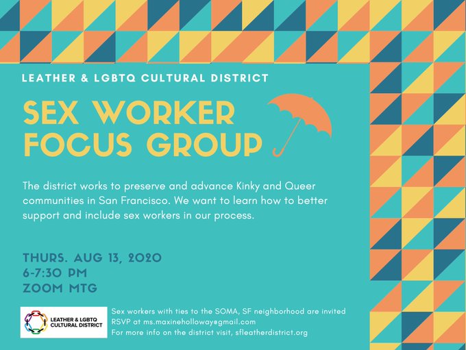 Calling Bay Area sex workers: This Thursday focus group. https://t.co/Bo22W22AHs