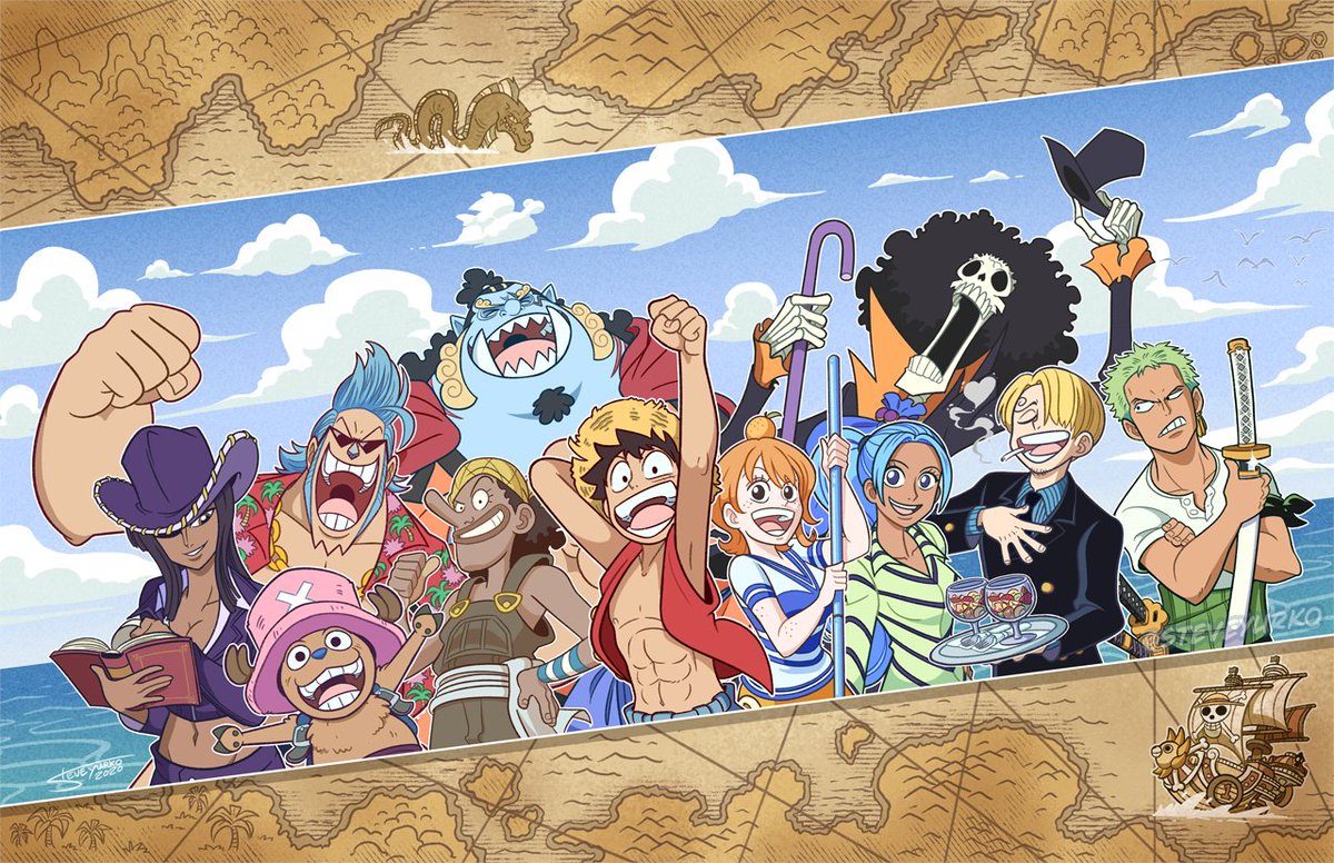SteveYurko's tweet photo. All of the Straw Hats together at last!. Thank you for all the likes, shares, and comments! I've noticed quite a lot of new faces are following me, and I'm happy that One Piece could bring us together. Let's keep enjoying the adventure!! 🌊🏴‍☠️🌊 https://t.co/JFFvwTqTHv