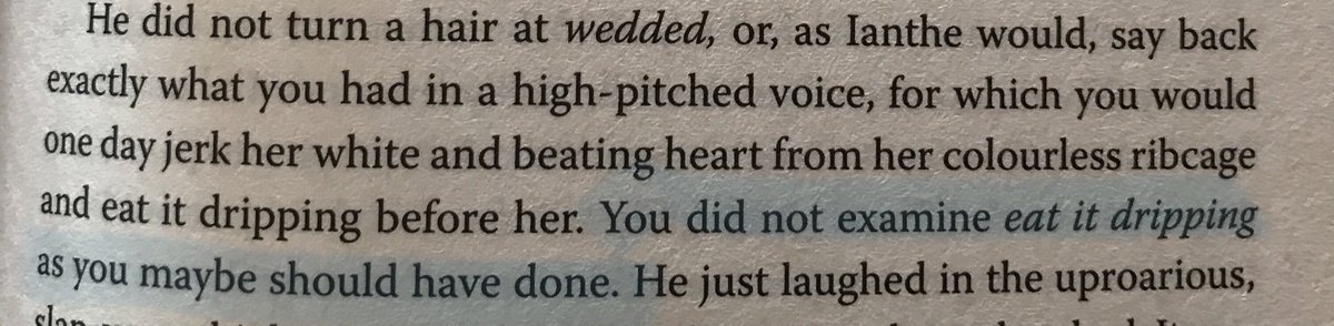 prufrocke's tweet photo. friends, one of my favourite lines in all of literature, now in glorious print #ht9 https://t.co/hyzDvp9bSQ