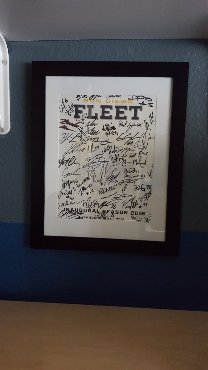tayVS_SD's tweet image. Finally framed the San Diego Fleet Autographs, memories ☝🏼 #SDFLEET #AllHandsOnDeck @AAFFleet