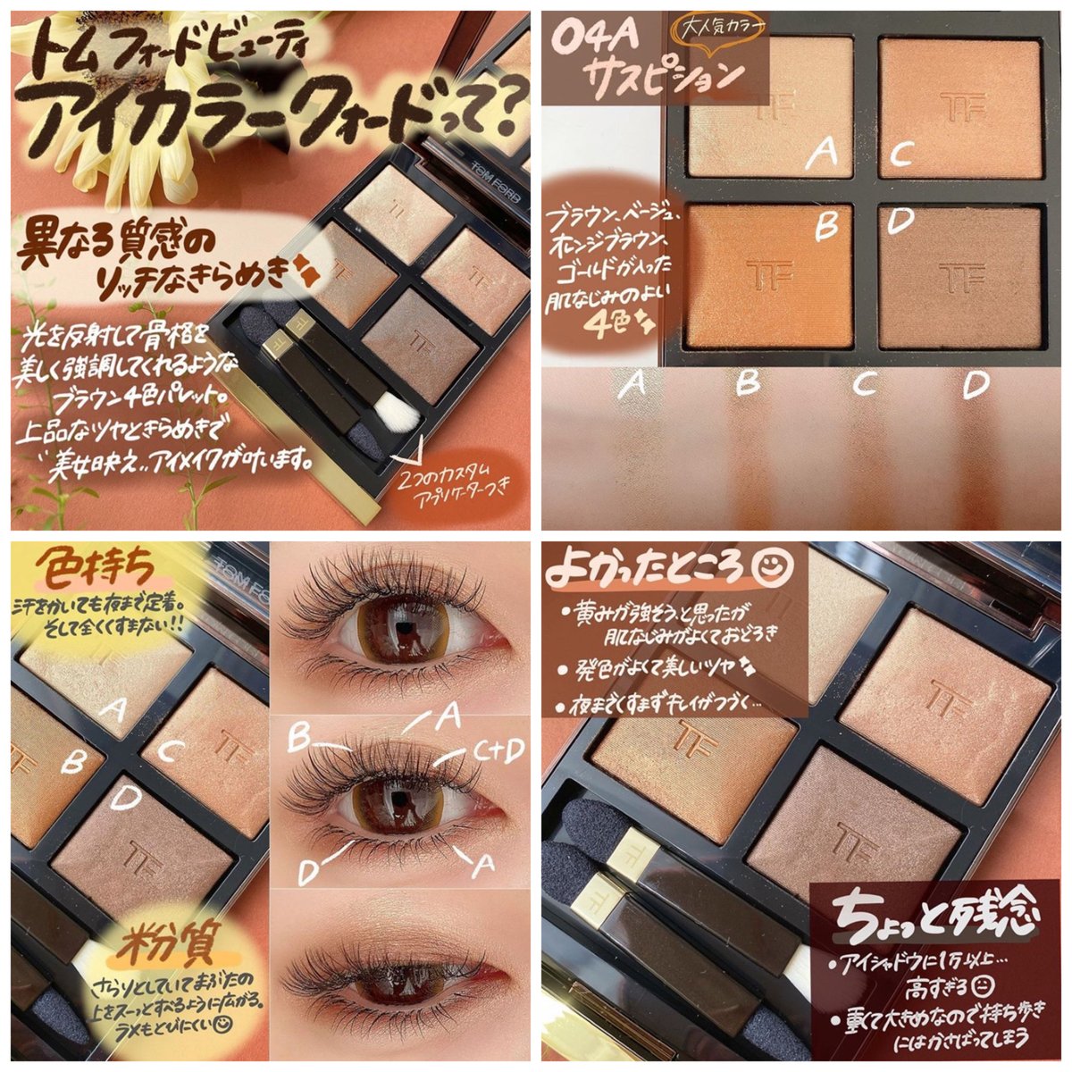 新品 TomFord Beauty アイカラー クォード サスピション