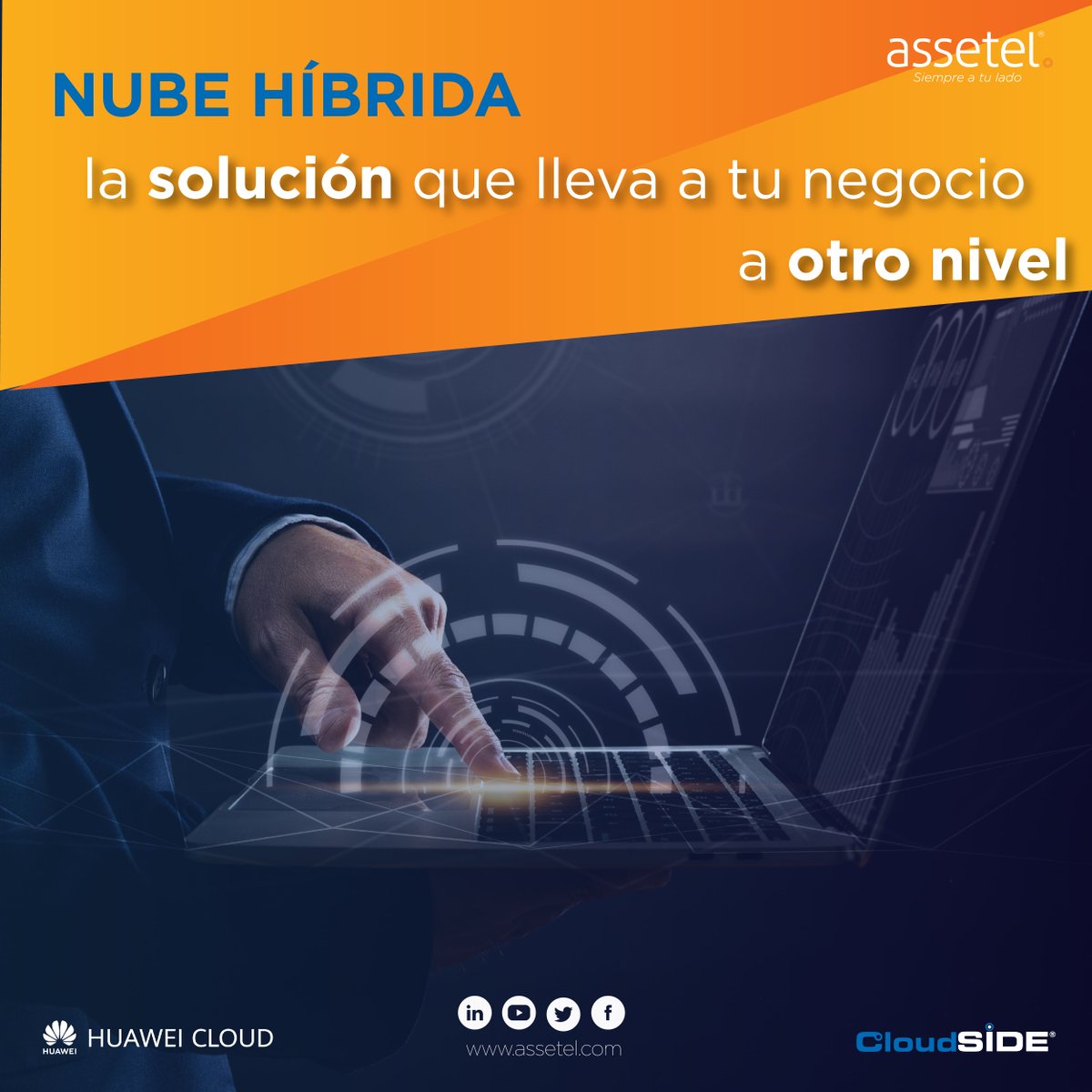 assetel's tweet photo. La alianza de #HuaweiCloud y #Assetel le ofrece a México la mejor Nube Híbrida una solución flexible que sin duda ayudará a tu negocio a tener una mejor continuidad.  https://t.co/K2fijlZlYd https://t.co/dXDfNW93b4