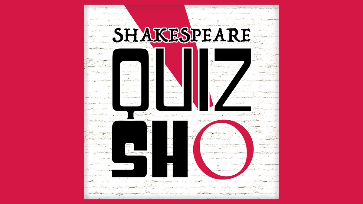 FAIROSF's tweet photo. 1/2 - Shakespeare Quiz ShO! is coming to the O! Do you fancy yourself a connoisseur of the canon? This fun game show will ignite all Shakespeare fans to come together and test their knowledge of the Bard! https://t.co/RlPmIZZwvN