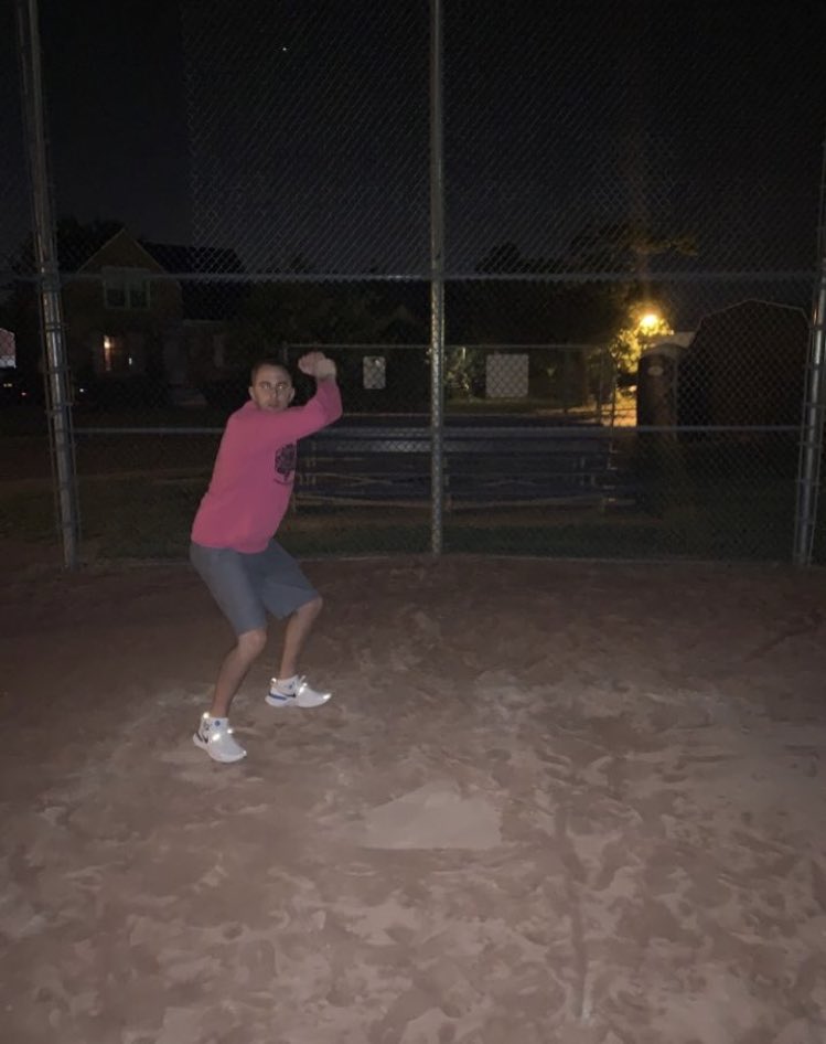 ALSPNsports's tweet photo. Some ALSPN stars getting some practice in overnight in anticipating of a big game this Wednesday against #TeamHerman. https://t.co/alpoxm09Rm
