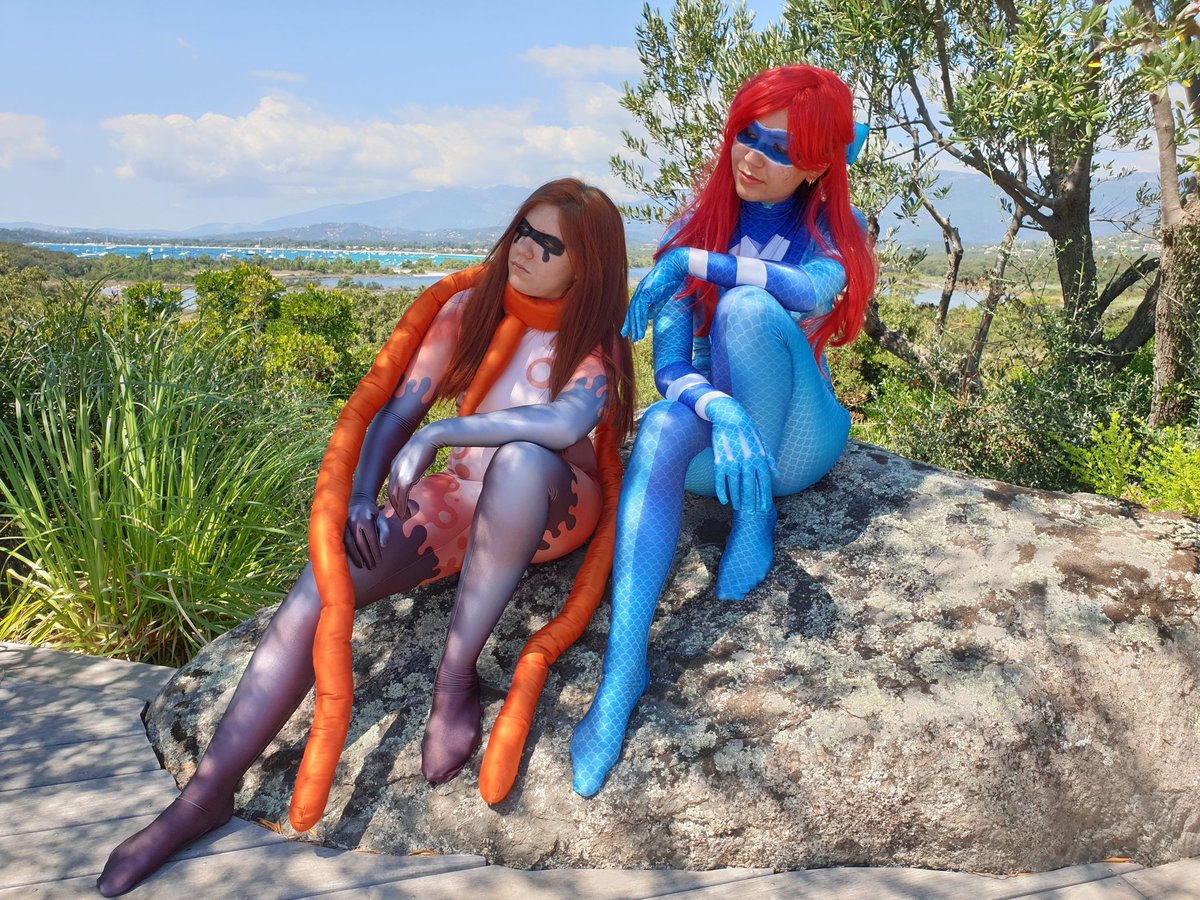 CosplayMana's tweet photo. Octo Lady &amp; Wave on the watch ... and in holidays 🏖 https://t.co/Xc0GPu84H3