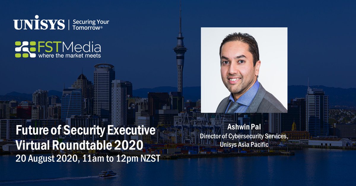 UnisysAPAC's tweet photo. Ashwin Pal, Unisys Director of Cybersecurity Services, will share insights with financial services organisations' industry leaders on how to enhance cyber resilience in response to current threat landscape in New Zealand. https://t.co/AZEfV5dUer #UnisysStealth #FSTMedia https://t.co/QDRSy7yLHq