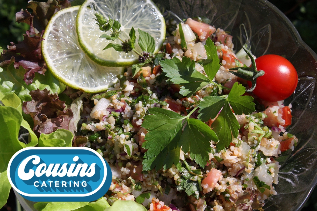 CateringYQR's tweet photo. If you've never had tabouli, today's your chance to try it at Local Market #YQR!

It's a beautiful summer salad of parsley, mint and tomato, with some cracked wheat to give it some extra body. Wonderfully healthy full of nutrients and fibre but also a fantastic fresh flavour! https://t.co/FHHpiZK7Fz