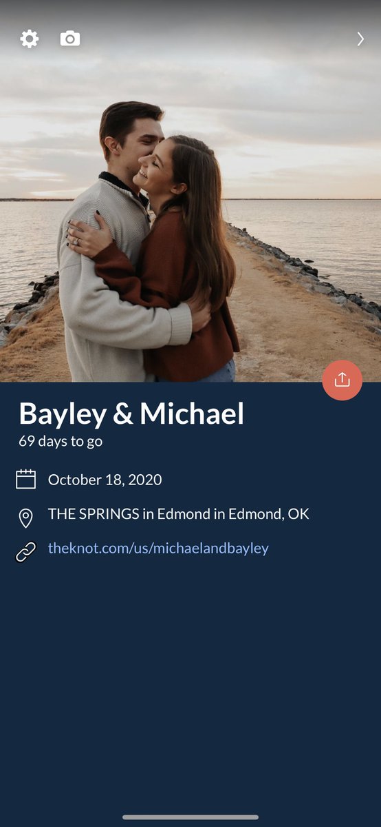 Redownloaded twitter just to say that Bayley and I are getting married in 69 days. That is all.