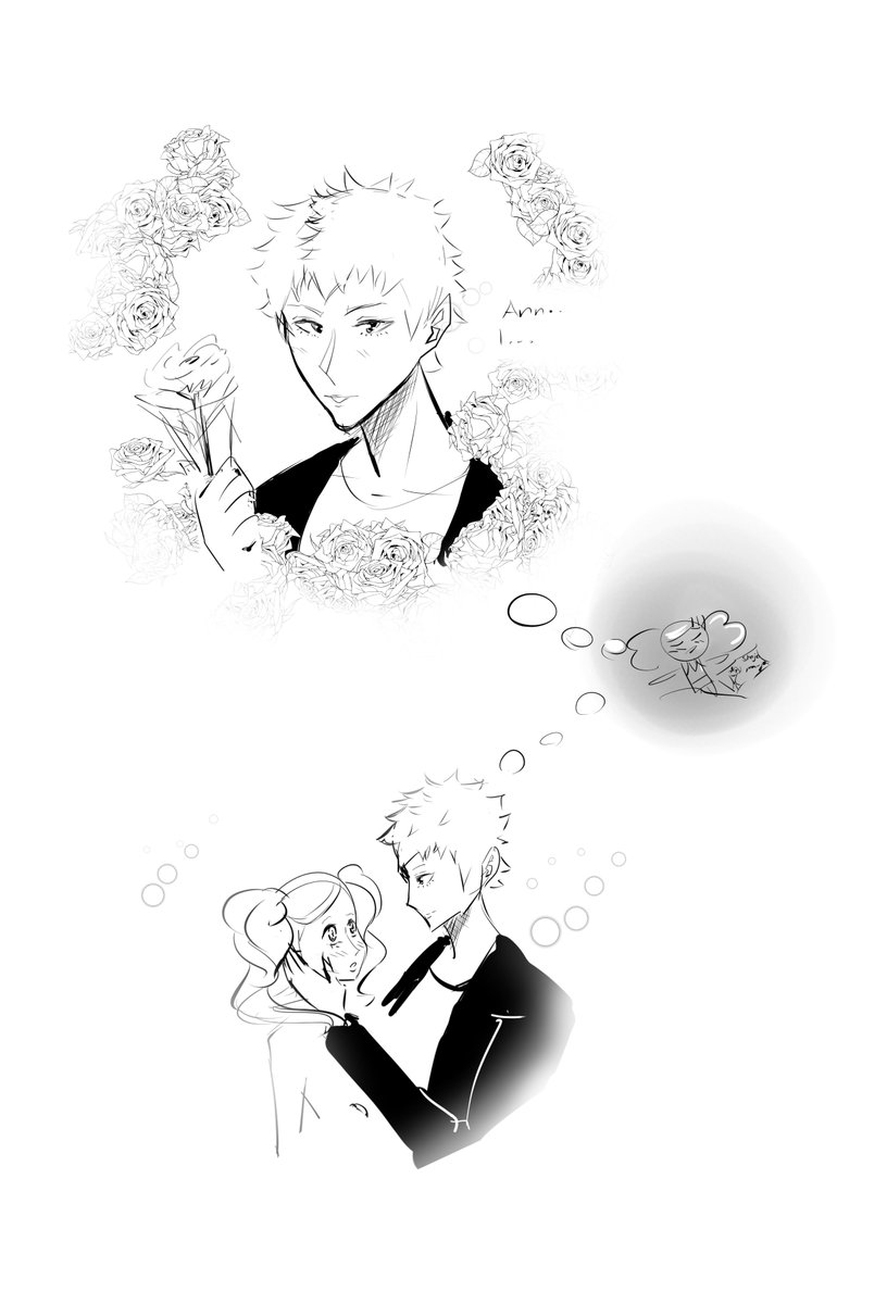 senihiro's tweet photo. RyuAnn Week Day 1: Confessions
Ann binge readed a lot of shojo manga. She got a weird dream afterward.
#ryuannweek https://t.co/nwqsZsozS0